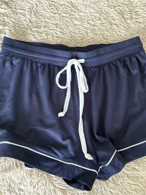 🌟Gap Body•Women’s Navy Athletic•Lounge•Sleep•Shorts with White Drawstring•Sz S